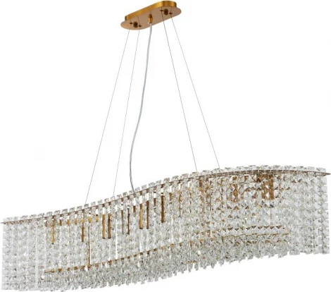 Подвесная люстра хрустальная Stilfort Delone 2179/05/10PL (220V, на тросе)