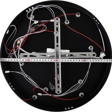 Потолочная люстра Natali Kovaltseva Olimp HIGH-TECH LED LAMPS 82020 BLACK (регулировка яркости, 220V, пульт управления, цветы)