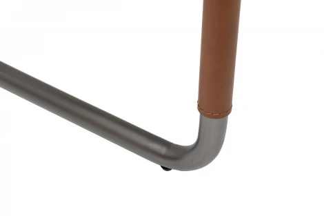 160KD-80070 Стул обеденный, экокожа кремовый/терракота 63*54*83см Garda Decor