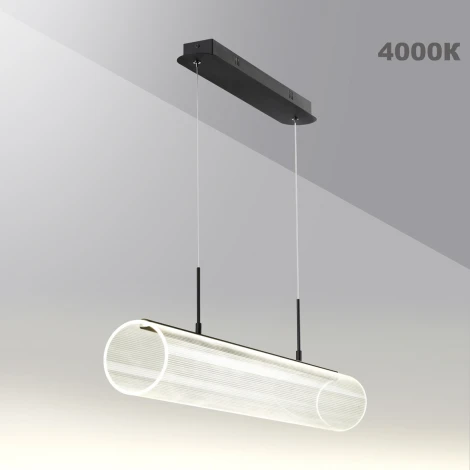 Подвесной светильник Novotech Trompa 359322 черный, диммируемый, с ПДУ LED 36W 220V (на проводе)