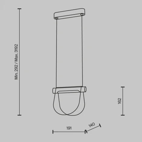 Подвесной светильник Maytoni Fluffy MOD319PL-L5B3K (LED, 220V, на проводе)