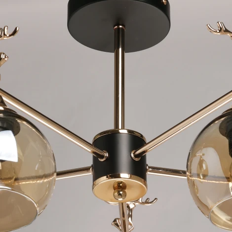 Потолочная люстра на штанге De City Альфа 324019005 (220V, шарики, животные)