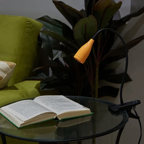 Настольная лампа на прищепке Uniel ULM ULM-D501 4W/4000K ORANGE