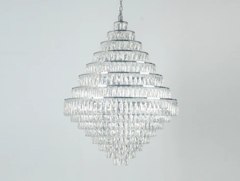 Подвесная люстра хрустальная Newport 10120 10125+28/C (220V, на цепи)