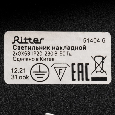 Накладной светильник Ritter Arton 51404 6