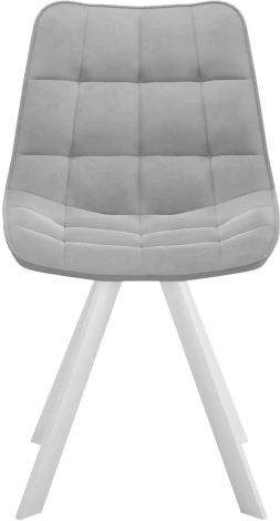 Стул DikLine 229 поворотный, B22 GREY, ножки белые