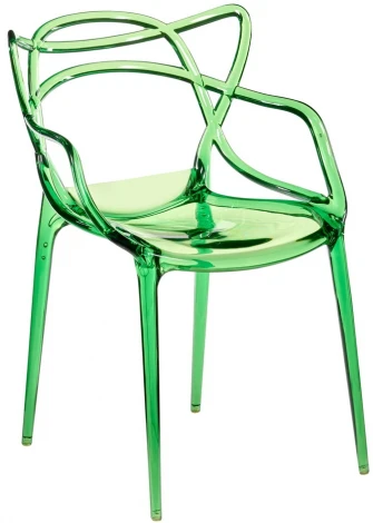 Стул Masters прозрачный зелёный Bradex Home FR 0865