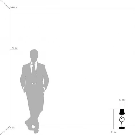 Интерьерная настольная лампа Lightstar Vortico 814913