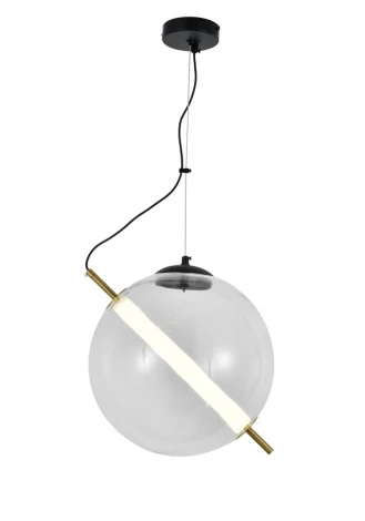 Подвесной светильник AM Group AM497 D300 Transparent color (220V, на тросе, шар)