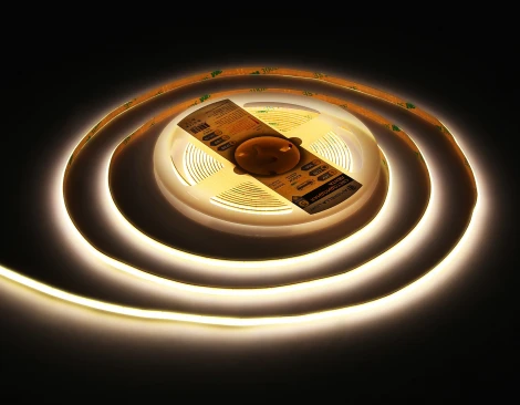 Светодиодная лента COB 400Led/10W m/ 24V IP20 4500K/ 5m*5mm*2.1mm (2 конт.) Ambrella Illumination GS4612