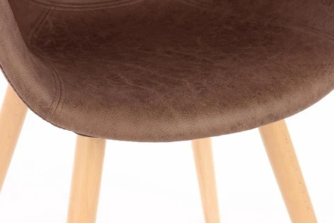 Стул Patchwork Коричневая ткань