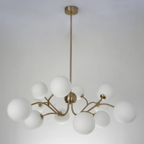 Потолочная люстра на штанге Zortes Blo ZRS.1777.12 (220V, шарики, IP21)