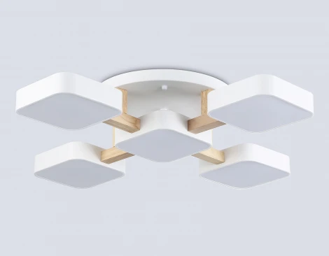 Потолочная люстра светодиодная на штанге с регулировкой цветовой температуры Ambrella COMFORT FL4881 (220V)