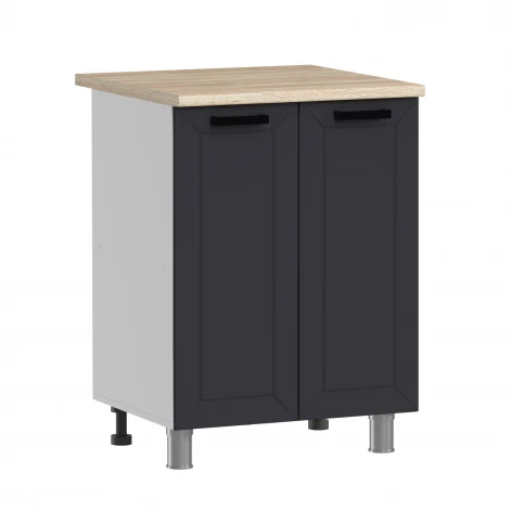 ГК Аленушка 1,6м Лилия Кашемир/Сталь,скоба черный,сонома