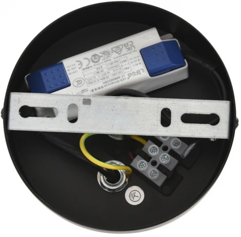 Подвесной светильник Lumion Camomile 8379/10L черный, металл/акрил LED 10W 3000K 220V (на проводе)