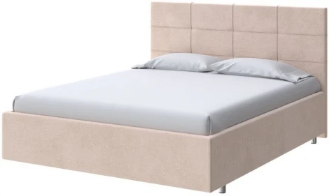 PROxSON Кровать Neo (Ткань: Велюр Teddy Тауп) 80x200