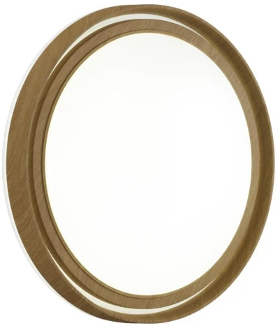 Настенно-потолочный светильник Sonex Rux Wood 7640/AL BASICA SN пластик/корич. под дер. LED 18Вт 4000K D295 IP43 (220V, круглые)