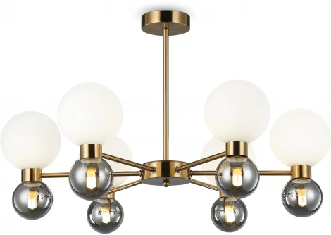 Потолочная люстра на штанге Freya Bony FR5394CL-12BS (220V, шарики)