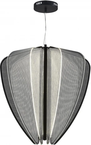 Подвесной светильник ST Luce Fesale SL6509.413.01 Черный/Прозрачный LED 1*75W 4000K (220V, на тросе)