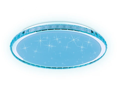 Потолочный светильник RGB круглый Ambrella Dance FF501 (LED, 220V, пульт управления, круглые)