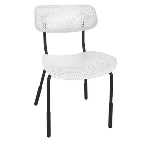 Стул Sheffilton SHT-S85PB-1 белый/белый/черный муар 9324763808