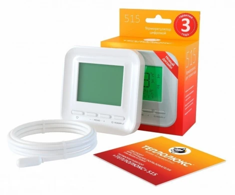 Терморегулятор "Теплолюкс" 515 белый NEW