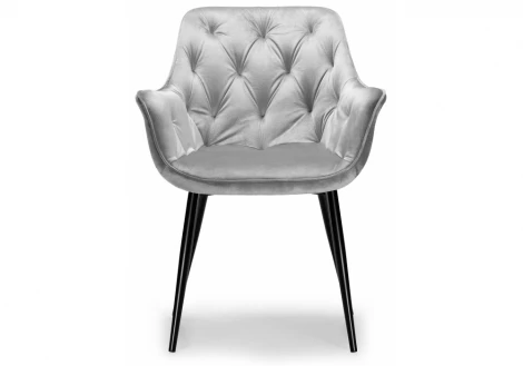 Обеденный стул на металлокаркасе Woodville Remo light gray 11940