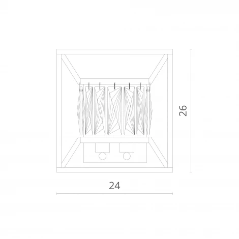 Настенный светильник Divinare Frost 2022/21 AP-2