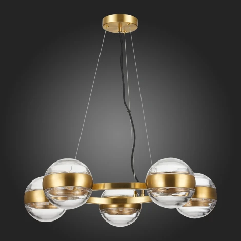 Подвесная люстра ST Luce Bala SL1156.303.05 (220V, на тросе, шарики, IP22)