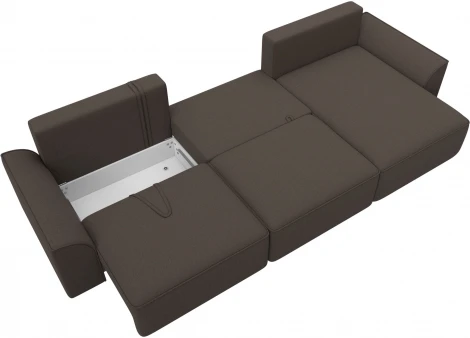 Диван угловой Лига-048 НПБ лонг Лига Диванов (Рогожка) арт.128485