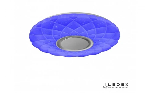 Потолочный светильник RGB круглый iLedex Sphere ZN-XU48XD-GSR-YK (220V, пульт управления, управление смартфоном, круглые)