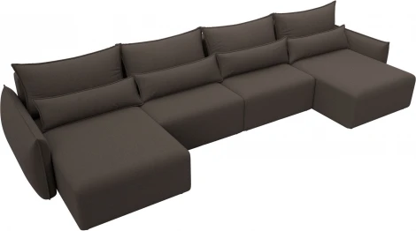 Диван П-образный Лига-051 НПБ Лонг Лига Диванов (Рогожка) арт.128686