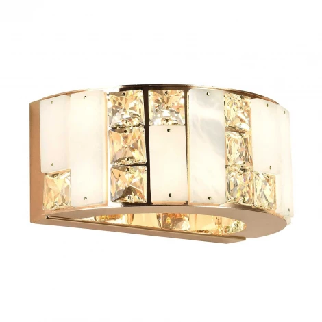 Бра светодиодное хрустальное с регулировкой цветовой температуры Modelux ML.6988.230P GD