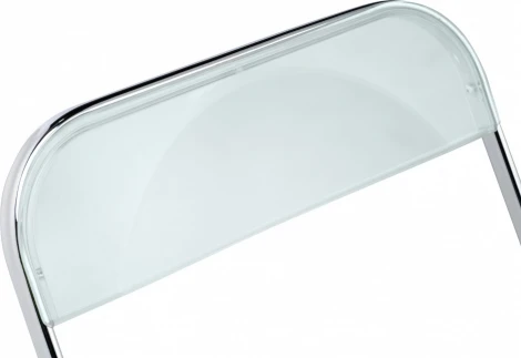 Пластиковый стул Woodville Fold складной clear gray-blue