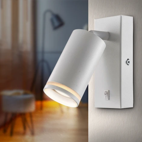 Спот для чтения с выключателем ЭРА WL19 WH (220V)