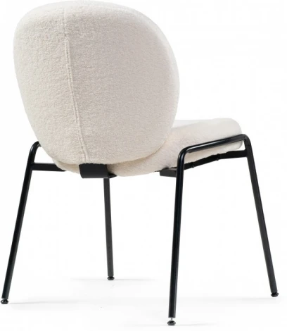 Стул на металлокаркасе Kalipso 1 (Kalipso 1 white / black) Woodville арт.15783