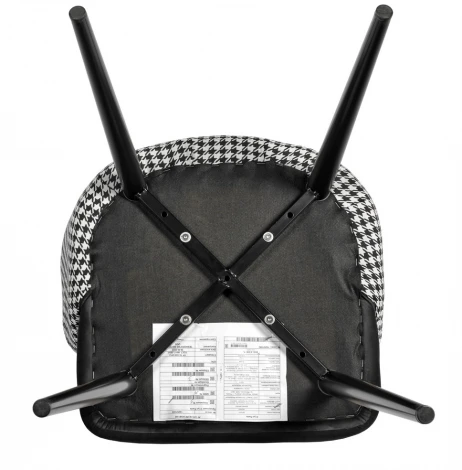 Стул Paola чёрный с жаккардом Bradex Home RF 0262