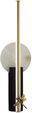 Настенный светильник Odeon Light Strekoza 5413/13WL античная бронза/алебастр/декор металл LED*13W 3000K (220V)