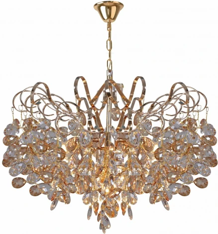 Подвесная люстра хрусталь Reluce 08280-0.4-08 FG (220V, на цепи)