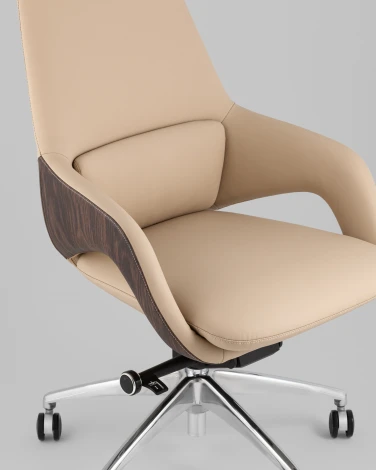 Кресло офисное TopChairs Reign бежевый арт.УТ000039416