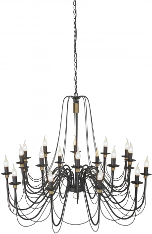 Подвесная люстра Vitaluce V1044-1/20 (220V, на цепи, свеча)
