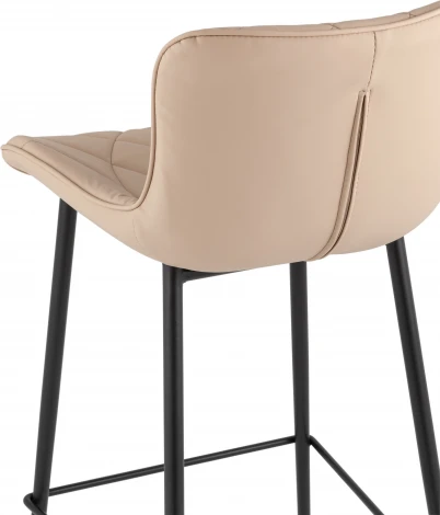 Стул барный Vault экокожа бежевый Stool Group арт.УТ000039348