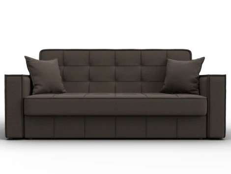 Диван-книжка Лига-068 (ДВП,Дерево/Пластик/Рогожка/Коричневый) Лига Диванов 129831