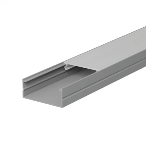 Профиль алюминиевый накладной серый 16х7х2000мм толщина 0,3мм Wolta WAP WAP-S-16/7/2000-A-LITE