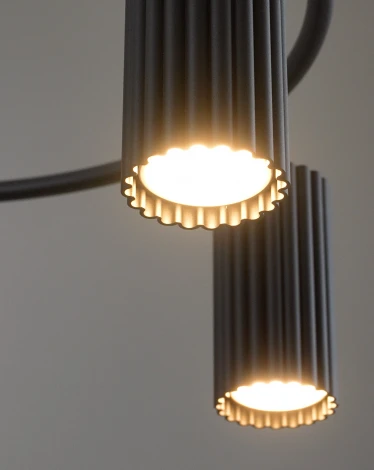 Подвесная люстра кольцо Moderli Cora V11601-6P (220V, на тросе, кольцо)