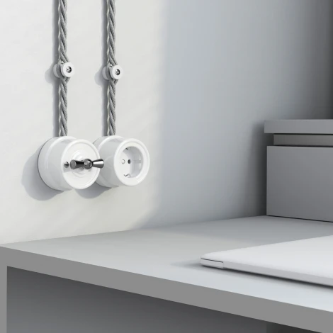 Комплект изоляторов 100 шт. (белый матовый) Werkel W6433401 (a064919)