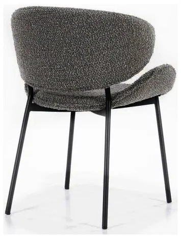 Стул Hesby Haven (комплект 2 шт) серый, черный