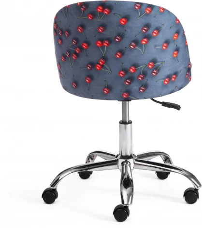 Кресло MELODY ткань/флок, серый, Botanica 08 cherry/29 Tetchair 19029