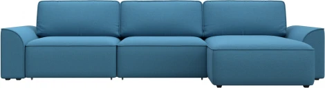 Диван угловой Лига-048 НПБ лонг Лига Диванов (Рогожка) арт.128487