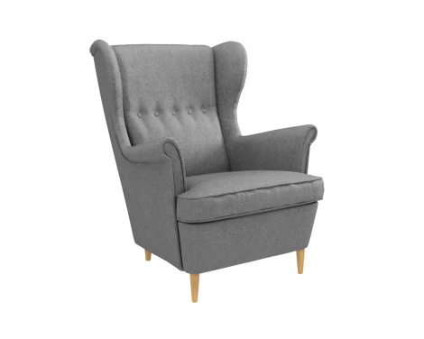 Кресло тканевое серое D1 Бенон AAA41389003 Sawana 21